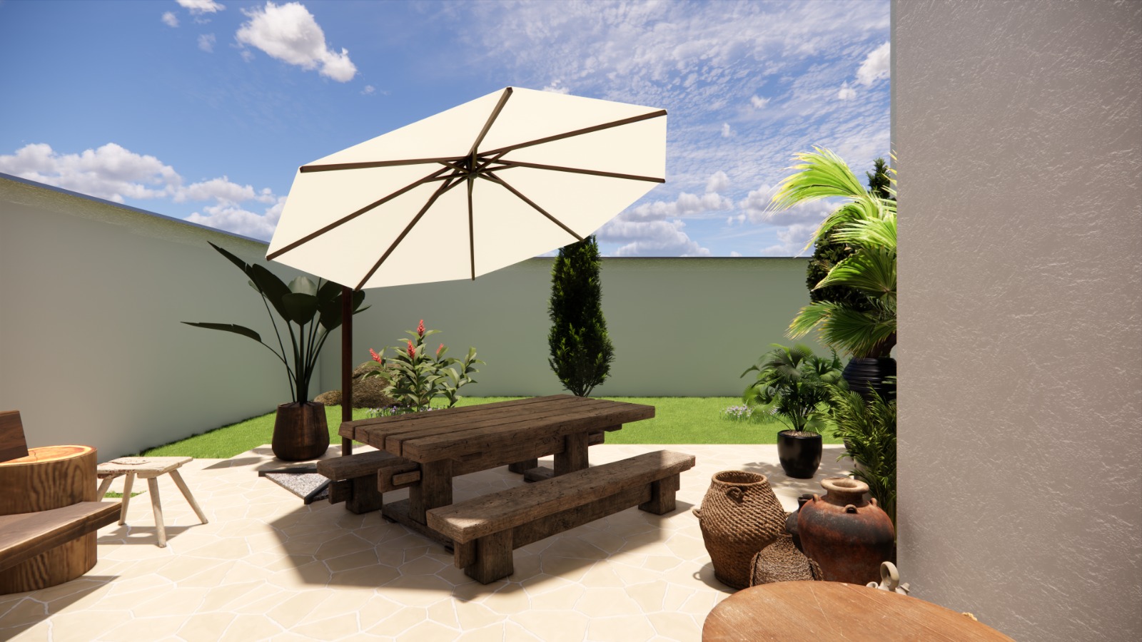 Green Village Interior